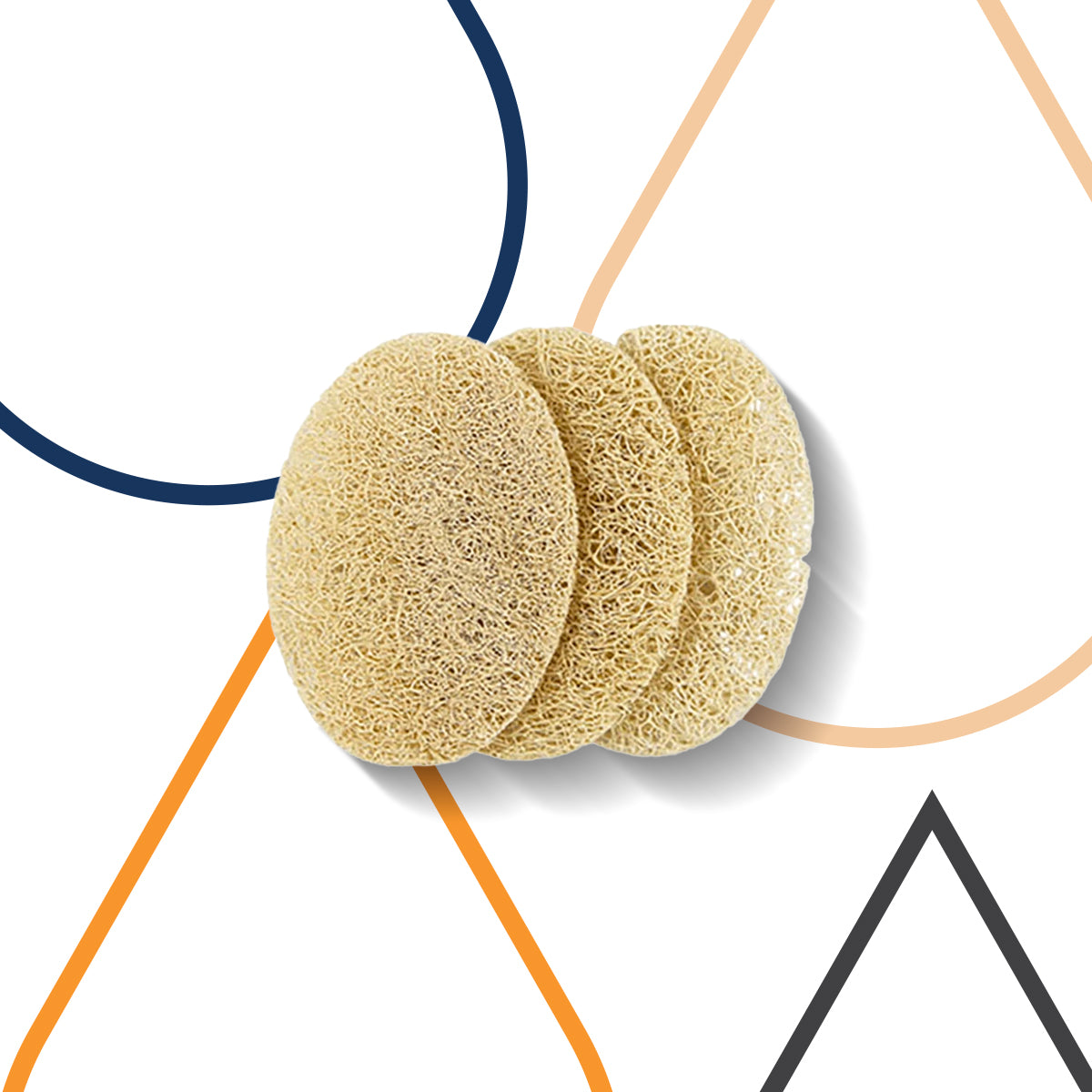 Loofah Peeling Disc (3 In 1)