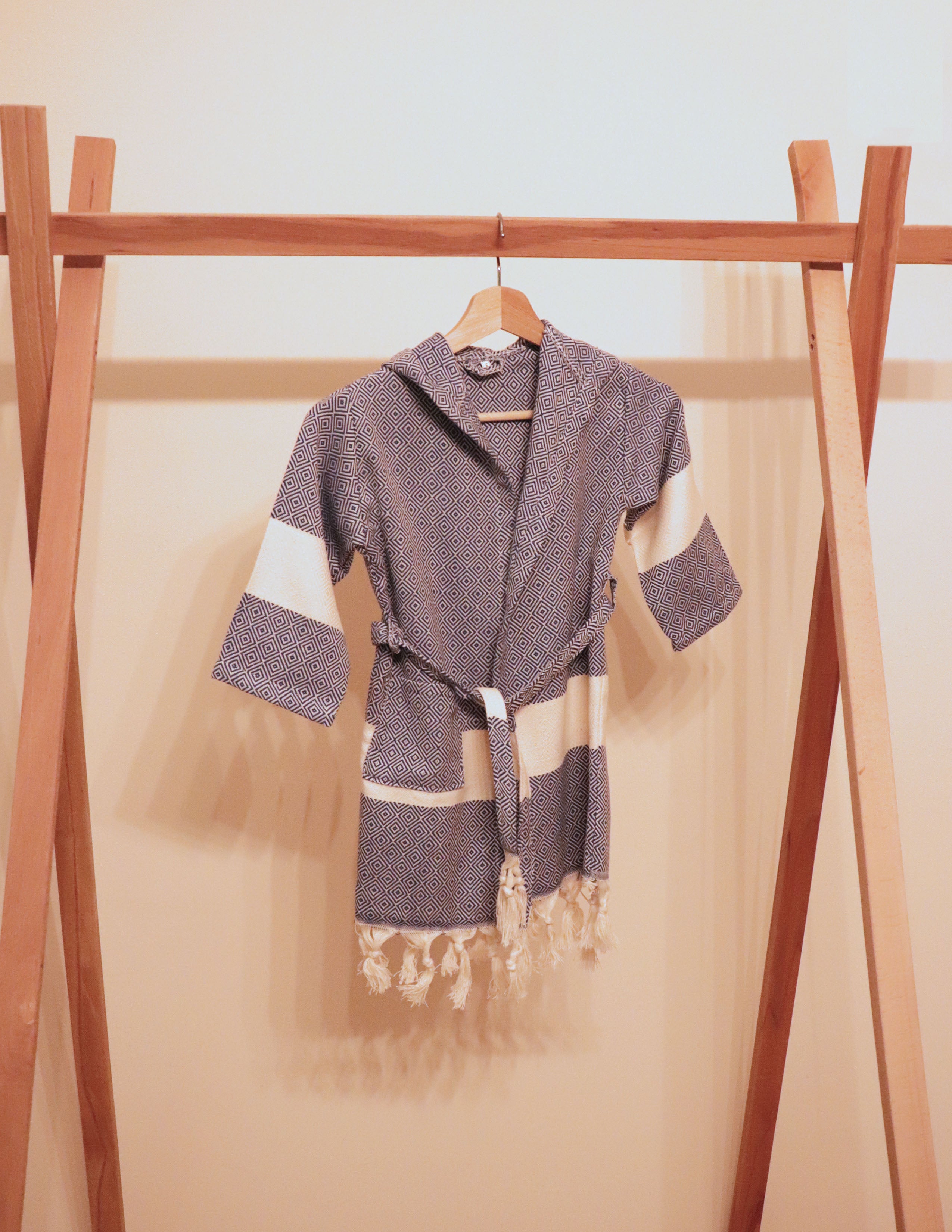 Blue & White Baby Robe