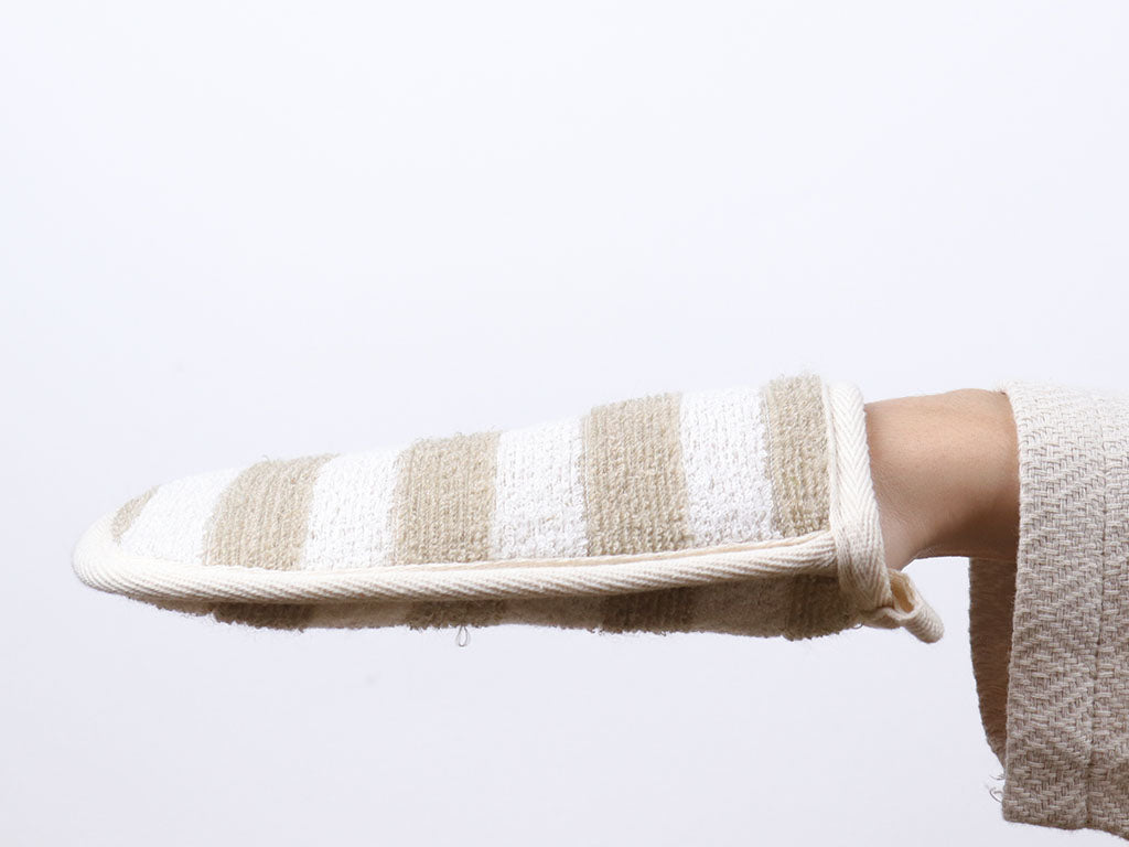Bamboo & Linen Bath Mitt