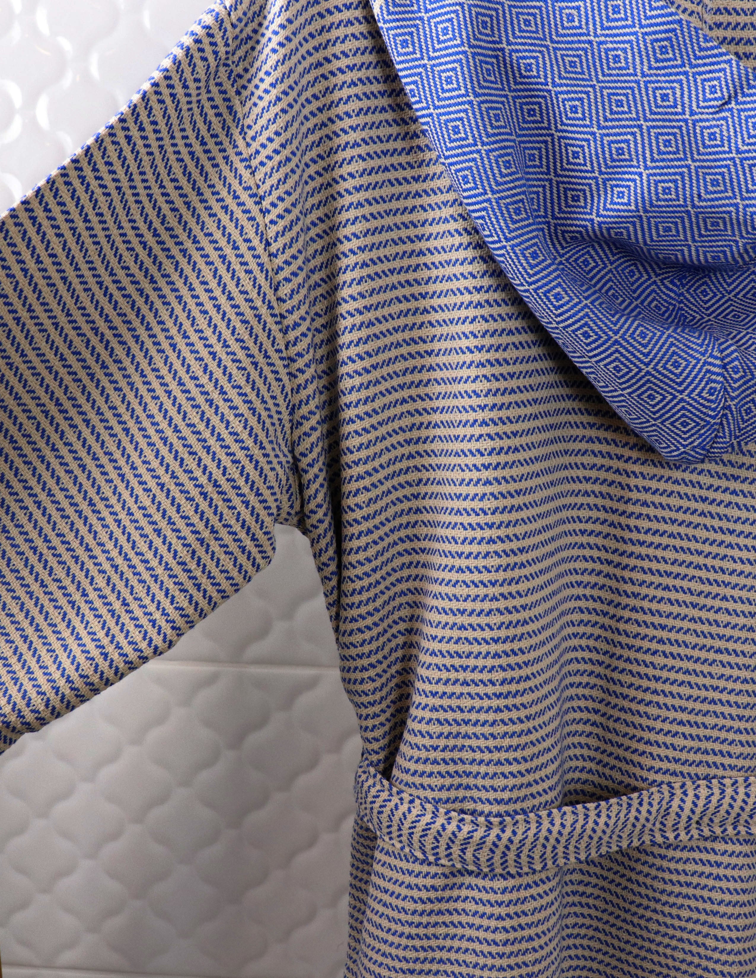 Blue & White Robe
