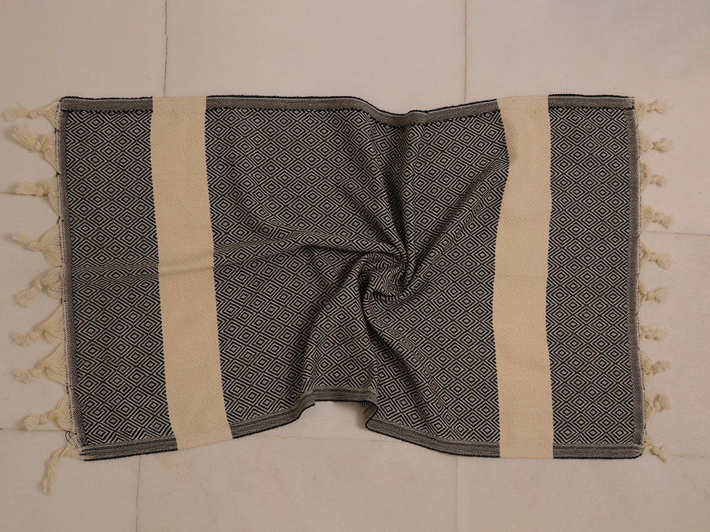 Black & White Pehskir / Kitchen Towel / Baby Towel